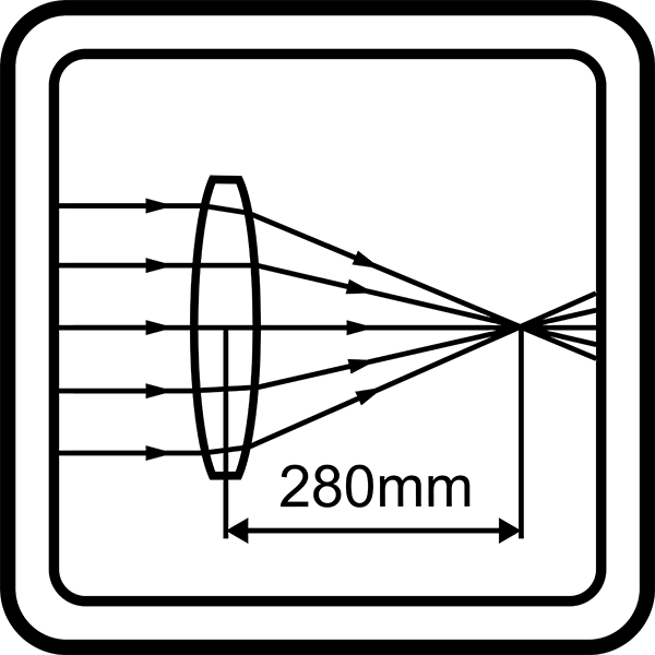焦距280mm
